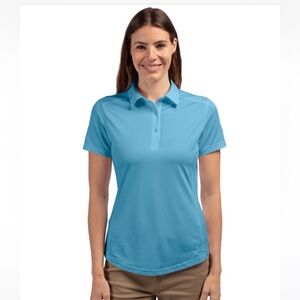 Cutter & Buck Prospect Eco Textured Stretch Recycled Womens Short Sleeve Polo